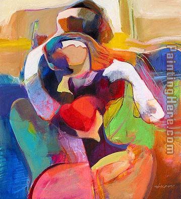 Love Impression painting - Hessam Abrishami Love Impression art painting